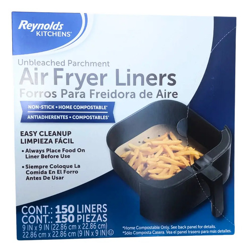Papel Para Freidora De Aire (150 Pzs) Reynolds 5
