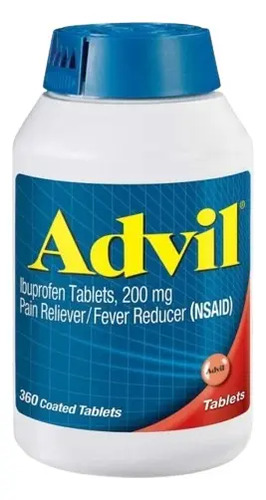 Advil Coated Tablets Pain Reliever and Fever Reducer, Ibuprofen 200Mg, 360 Count 5