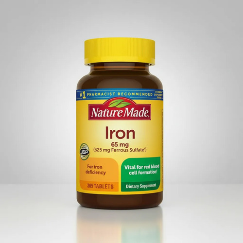 Nature Made Hierro 65 mg, 365 Tabletas 3