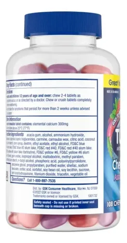 Tums Chewy Bites 108 Tabs 2