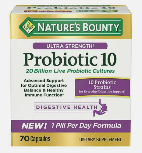 Nature's Bounty Vitamina D3 Cápsulas 70 Unidades Sin Gluten Vegano Sin Sabor