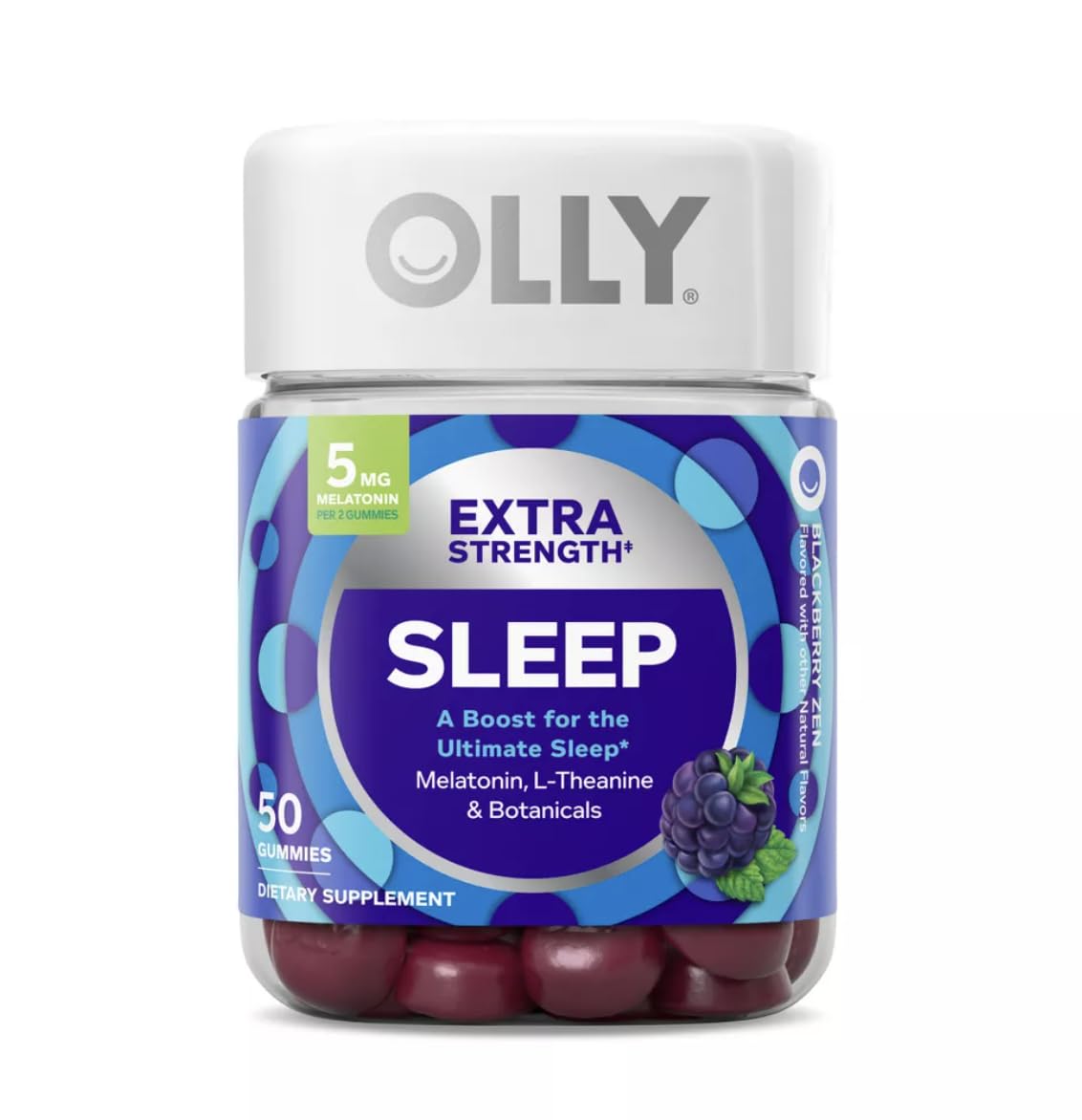 Olly Sleep 50 Gomitas Para Dormir (sellado)**importado**