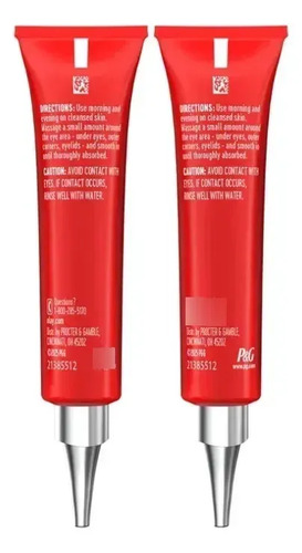 Crema Contorno Ojos Olay Advanced Anti-arrugas Ojeras 2 Pack Normal Noche 3