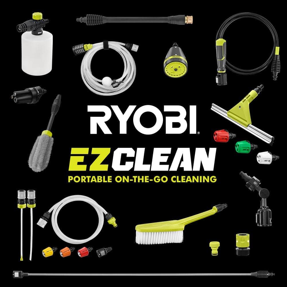 Ryobi ONE+ HP 18V Brushless EZClean 600 PSI 0.7 GPM Cordless Cold Water Power Cleaner (Tool Only) 4