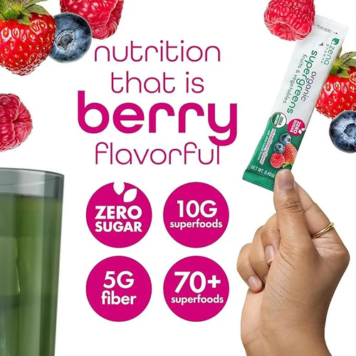 Suplemento Multivitamínico En Tabletas Zena Greens X 517,5 G Sin Sabor 4