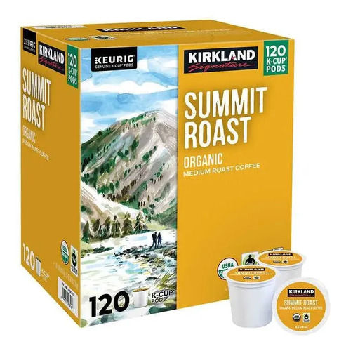 Café Orgánico Kirkland Summit Roast K-cup 120 Pods