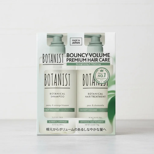 Botanist Bouncy Volume Shampoo Y Treatment Kit 460ml Duo Jap 5