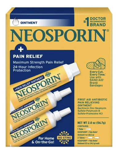 Neosporin Pomada Para Alivio Del Dolor - 56.7g