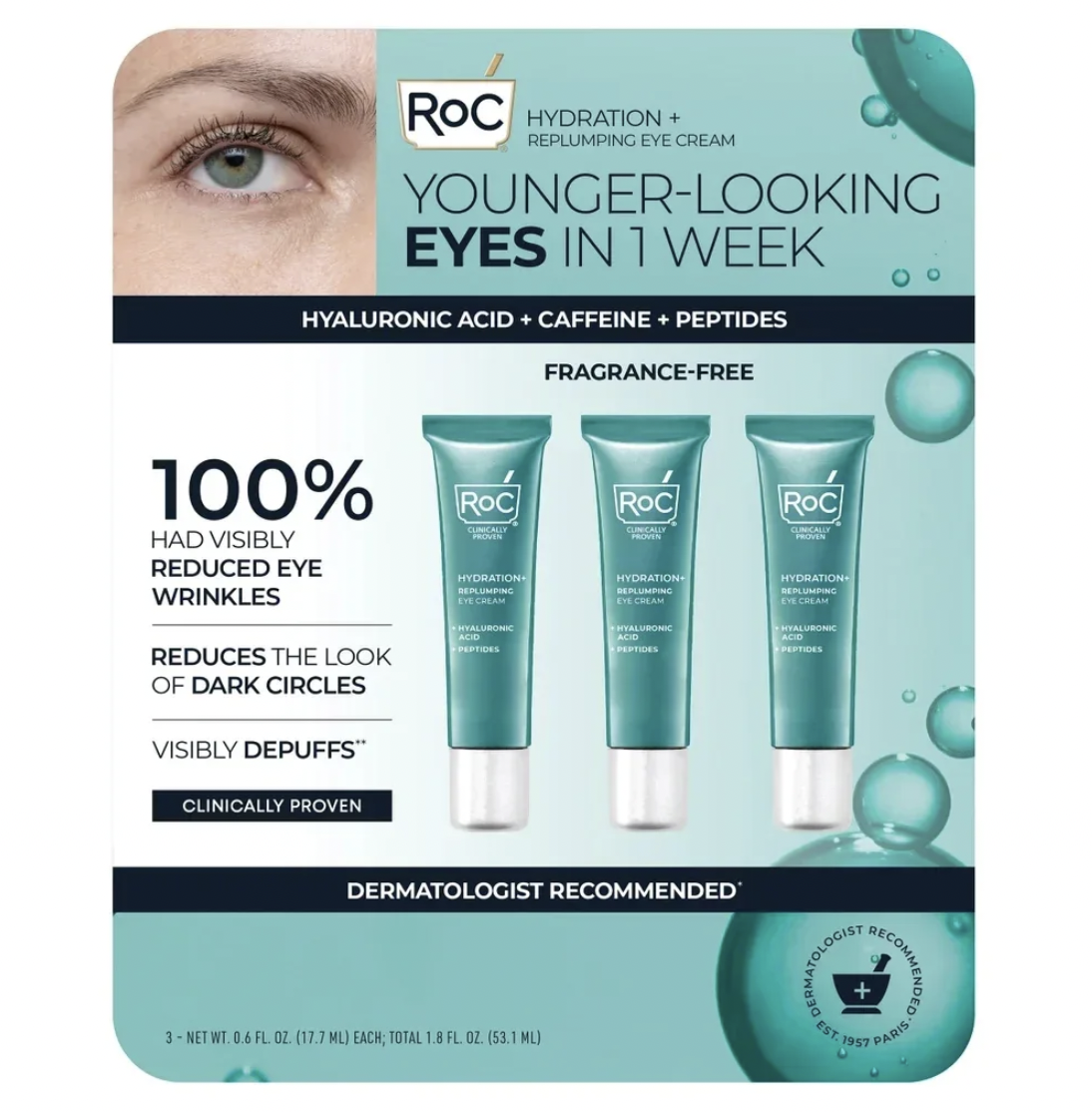 RoC younger looking eyes Roc younger looking eyes