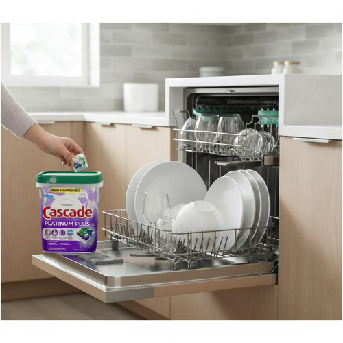 Cascade Platinum Action Pacs Dishwasher Detergent Lemon 62 Count 3