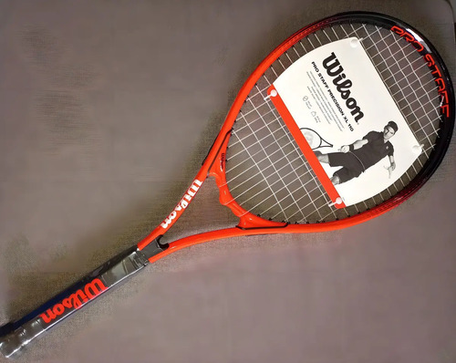 Raqueta Wilson Tenis Pro Staff Precision Xl 110 Xchws P Color Rojo Tamaño Del Grip 4 3/8 4
