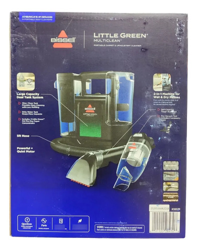 Aspiradora Tapiz Bissell Little Green Multiclean 3857p Negro 4