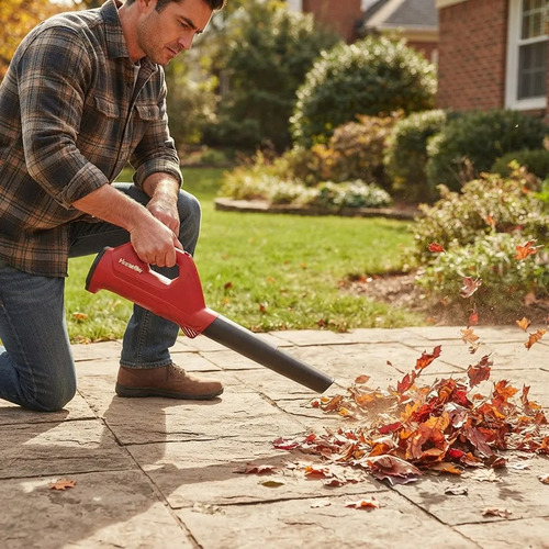 Sopladora Eléctrica Homelite Lithium 12v Cordless Blower Rojo 5