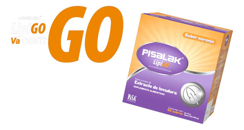 Pisalak Lipigo Postbióticos Para Perder Peso, C/45 Sobres Naranja 4