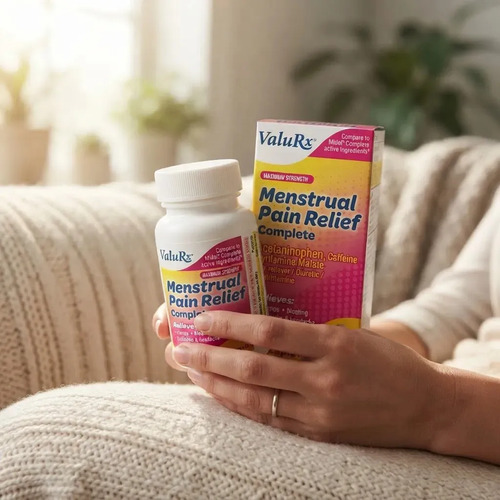 Valurx Menstrual Pain Relief Complete 15 Capletas 5
