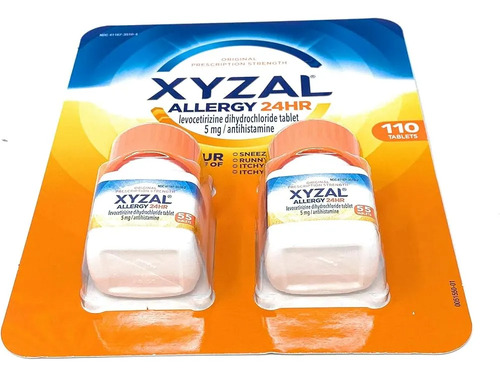 Xyzal Allergy 24 Hours 110 Tabs (2 Pack) 4