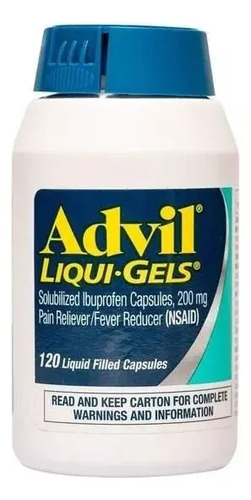 Advil Liqui-Gels 2 Pack 2x120 Capsules