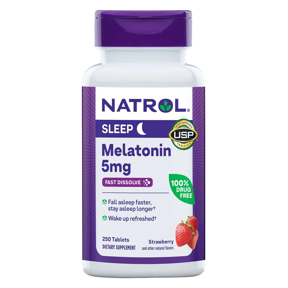 Natrol Melatonin 5 mg 250 Fast Dissolve Tablets