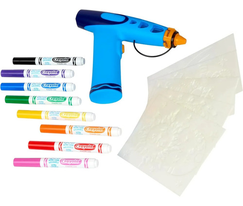 Crayola - Kit de arte en aerosol para rotuladores, juego de arte para niños, no requiere pilas, juguetes para niños, regalo para niños y niñas, 6 años 4