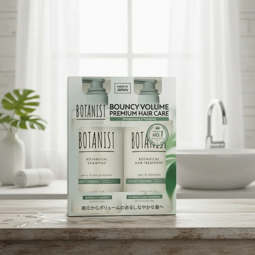 Botanist Bouncy Volume Shampoo Y Treatment Kit 460ml Duo Jap 2
