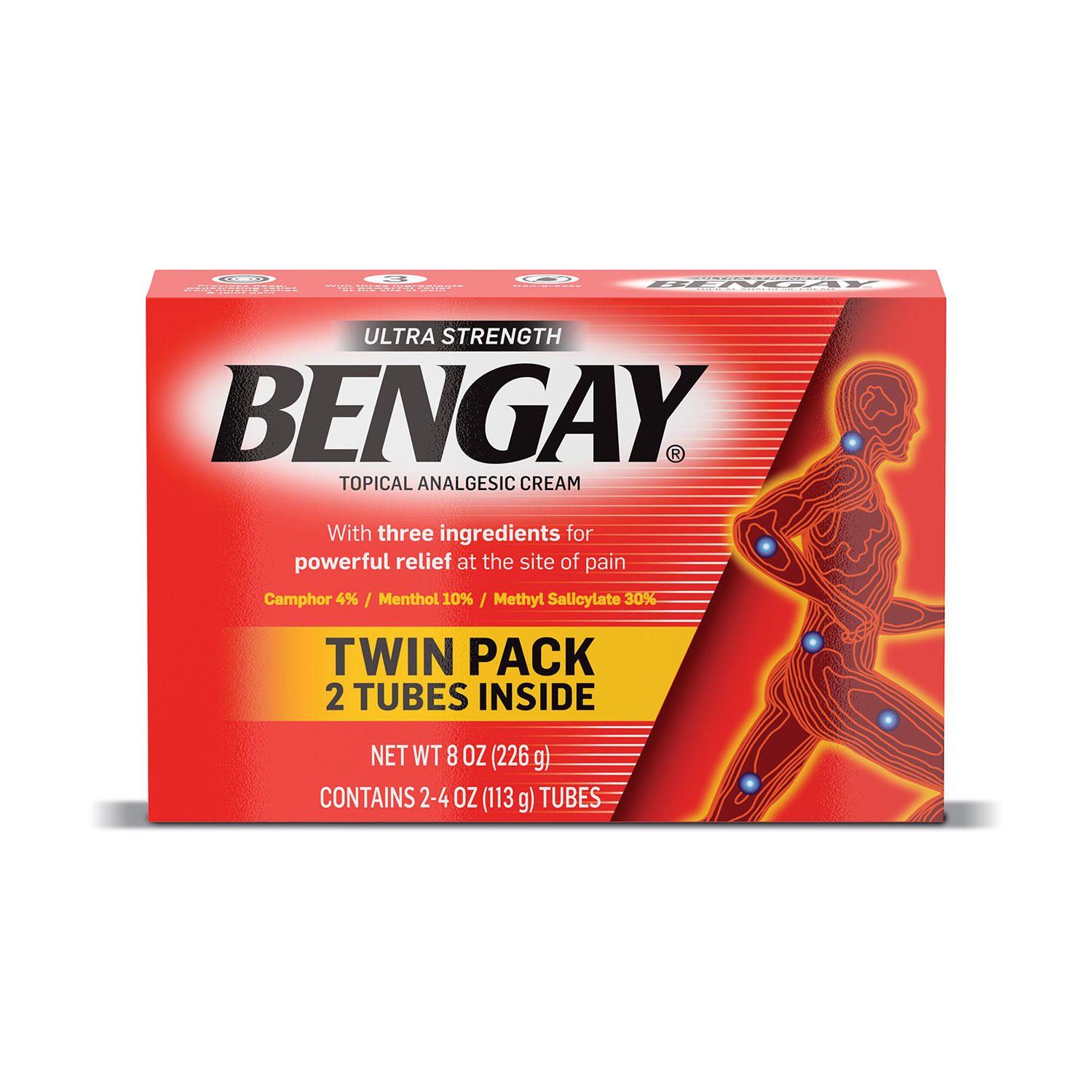 BenGay Ultra Strength Twin Pack (4 Ounce ea. 2 Count)