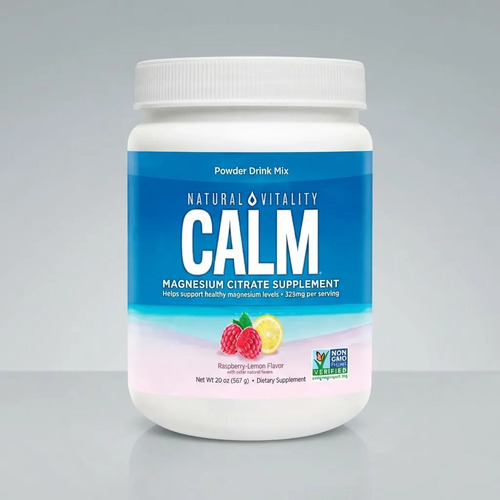 Natural Vitality Calm Magnesium Citrate Powder Raspberry Lemon 20 oz 4