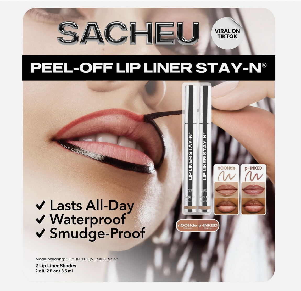 Sascheu peel of lip liner Sascheu peel of lip liner