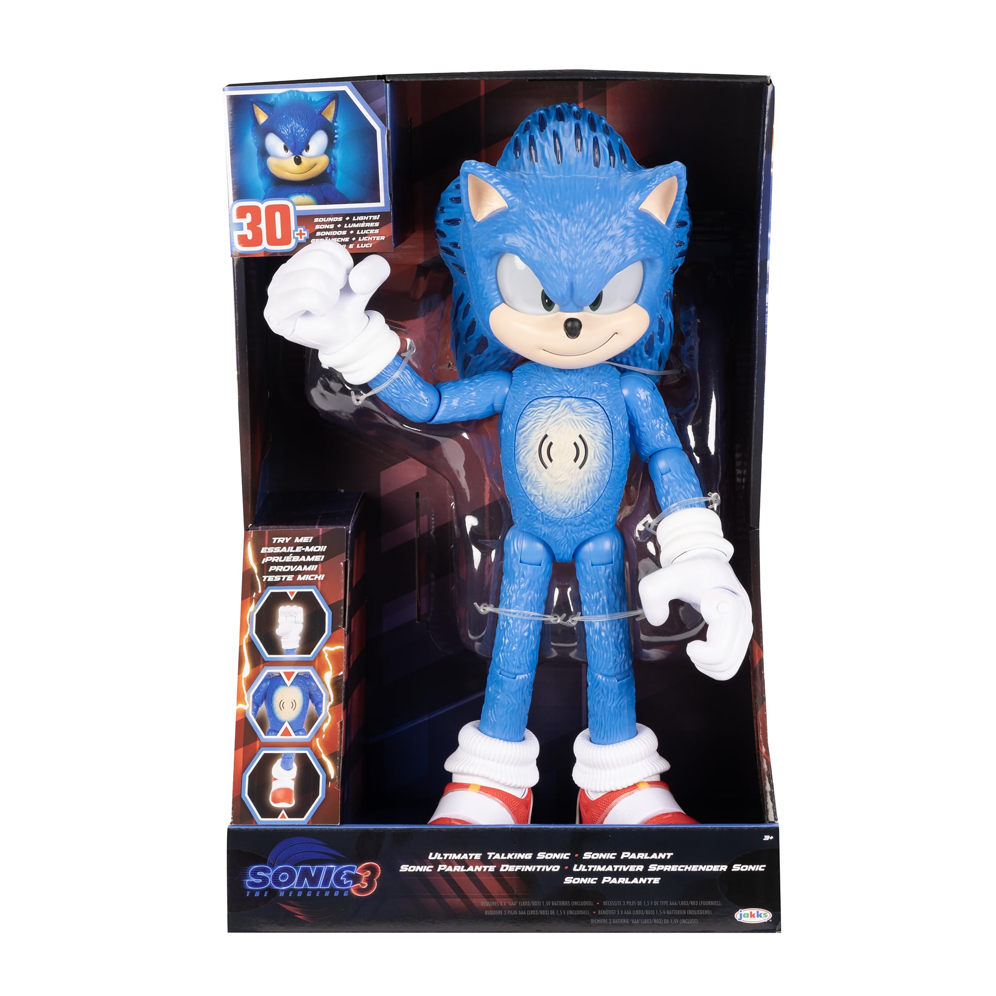 Jakks Pacific Sonic 3 Shadow 5 Inch Action Figure 5