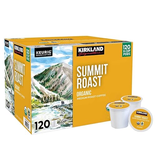 Kirkland Summit Roast K-Cups Coffee, Organic Medium Roast - 120 Count_AB 4