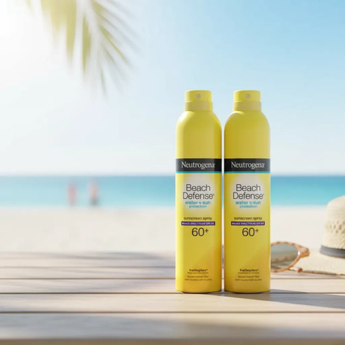 Bloqueador Neutrogena Beach Defense Spf60 Spray 2 Pzas 240g 3