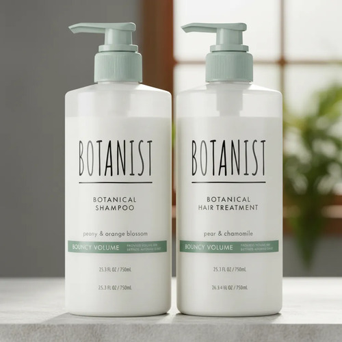 Botanist Bouncy Volume Shampoo Y Treatment Kit 460ml Duo Jap 4