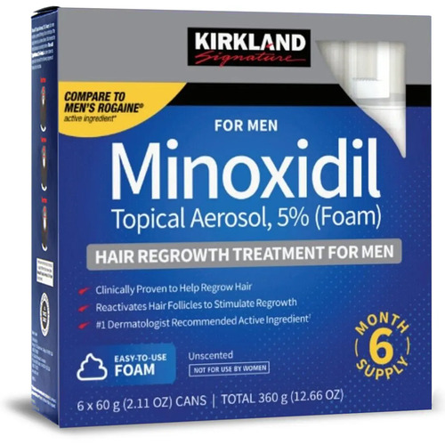 Kirkland Signature Minoxidil 5% Extra Strength Men Hair Regrowth Solution 3