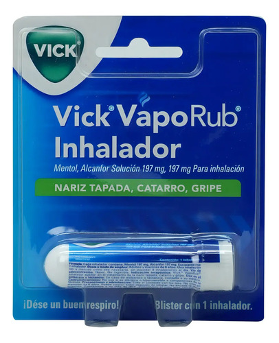 Vick Vaporub Inhalador Solución, 1 Tubo Inhalador 0,5 Ml 4