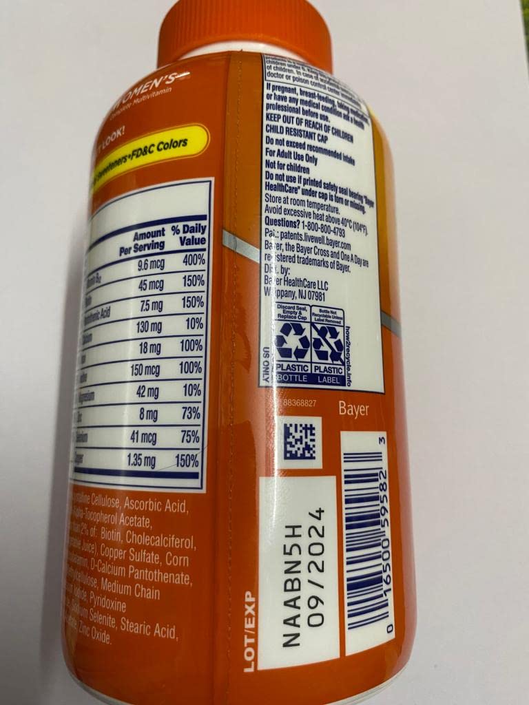 One A Day Women's Complete Multivitamin 300 Tabletas 5
