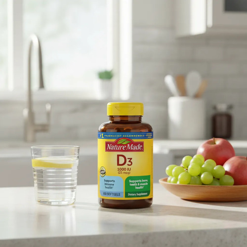 Nature Made Vitamina D3 25mcg 1000iu - 650 Softgels Sin Sabor 2