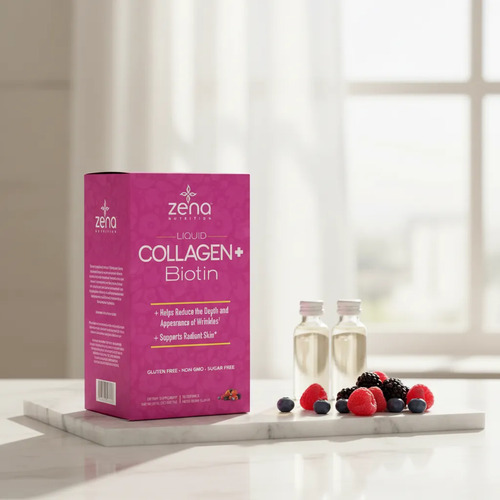Zena Nutrition Colágeno Líquido Con Biotina 900 Ml 30 Oz Sin Sabor 4