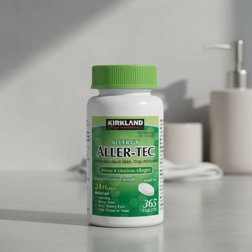 Antihistamínico 10 Mg Allertec Sin Sueño Alergia 365tabs Neutro 4