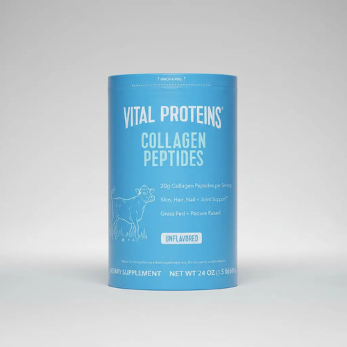 Vital Proteins Collagen Peptides Pasture Raised Grass Fed Paleo Friendly - 24 oz