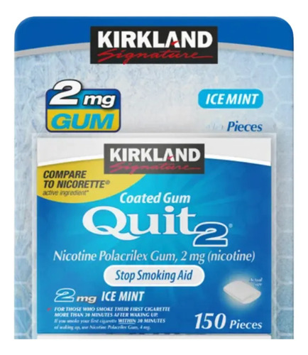 Kirkland Signature Quit Ice Mint 4 Mg 300 Count
