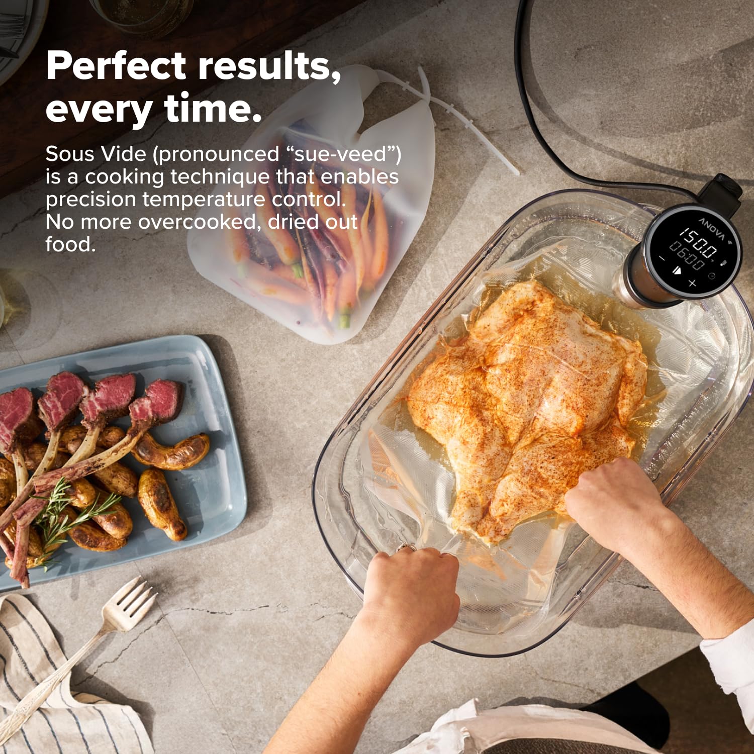 Anova Precision Cooker Sous Vide AN500-US00 WiFi 1000W 5