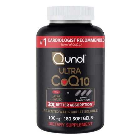 Qunol Coq10 Ultra 100mg Cápsulas 180 Softgels Sin Sabor 2