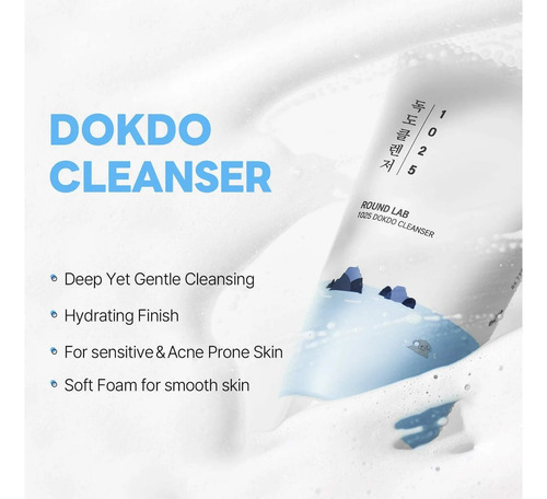 Limpiador Facial Round Lab 1025 Dokdo Set 2x150ml + 40ml 5