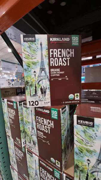 Kirkland Signature Organic French Roast, café en cápsulas K-Cup (Costco item 4054220)